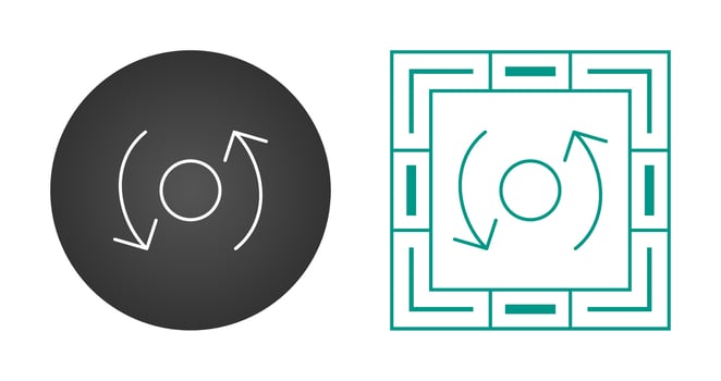 Synchronization Vector Icon