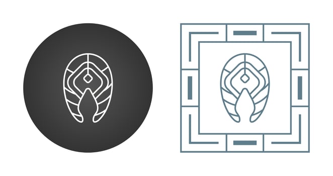Salmon Vector Icon