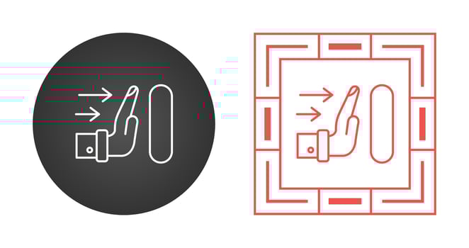 Push Vector Icon