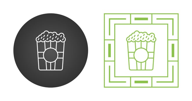 Popcorn Vector Icon