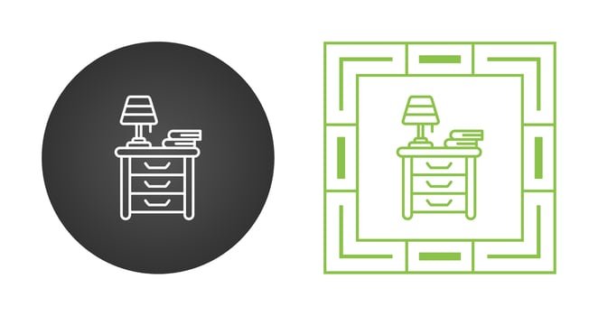 Nightstand Vector Icon
