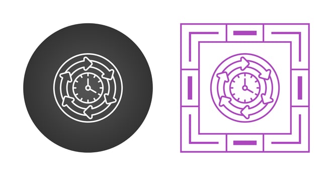 Processing Time Vector Icon