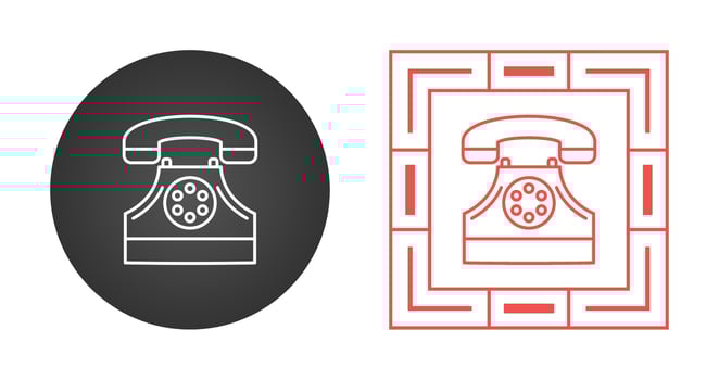 Telephone Vector Icon