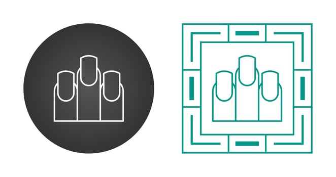 Nail Vector Icon