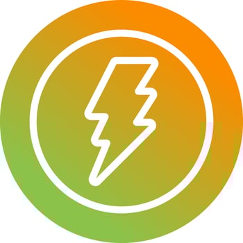 Lightning bolt Vector Icon