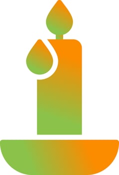 Emergency candle Vector Icon