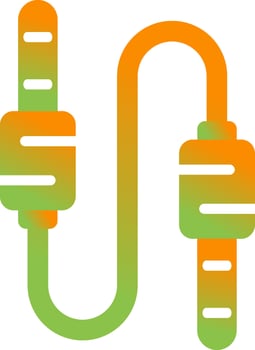 Audio Cable Vector Icon
