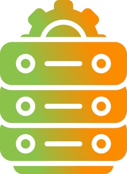 Data Center Maintenance Vector Icon