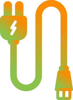 Monitor Cable Vector Icon