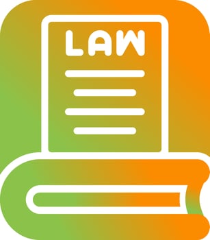 Law Book Vector Icon