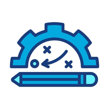 Strategy icon, vector design,logo,isolate on white background