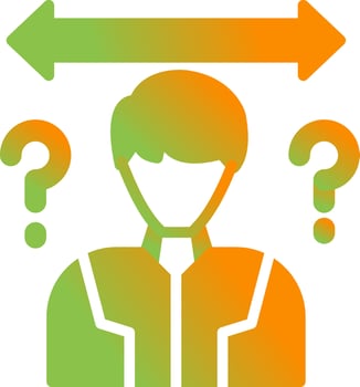 Uncertainty Vector Icon