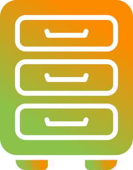 File cabinet Vector Icon