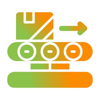 Conveyor Belt Vector Icon