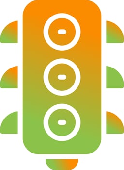 Traffic Lights Vector Icon