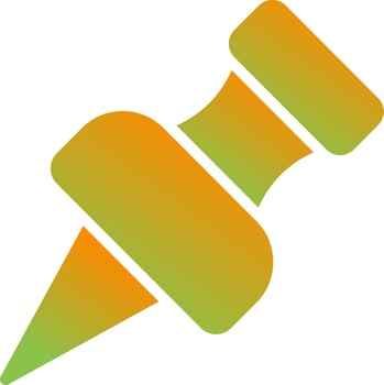 Thumbtack Vector Icon