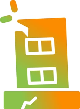 Facility Damage Vector Icon