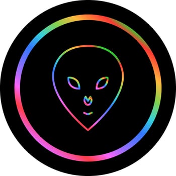 Alien Face Vector Icon