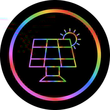 Solar Panel Vector Icon