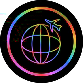 International Flights Vector Icon