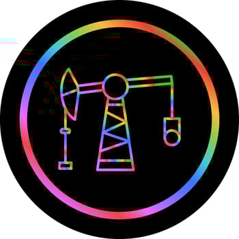 Pumpjack Vector Icon