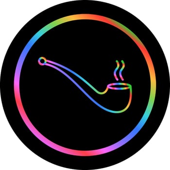 Smoking Pipe Vector Icon