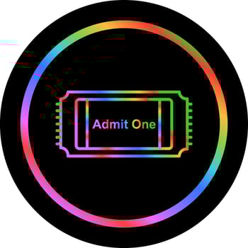 Movie Ticket Vector Icon