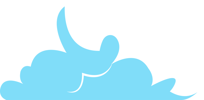 The cloud illustration for outdoor concept png