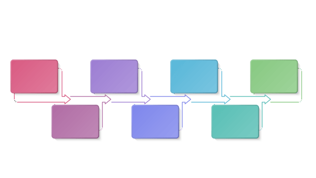 Infographic square design 7 options or steps. png
