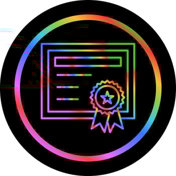 Certificate Vector Icon