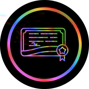 Certificate Vector Icon