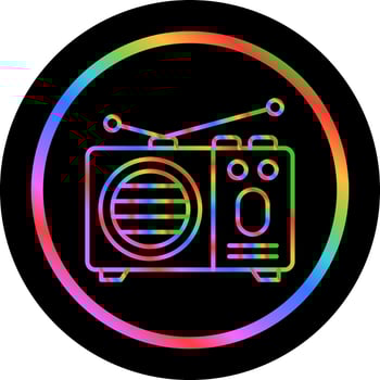 Radio Vector Icon
