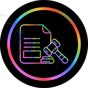 Legal Paper Vector Icon