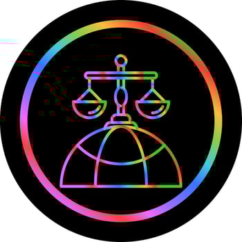 International Law Vector Icon