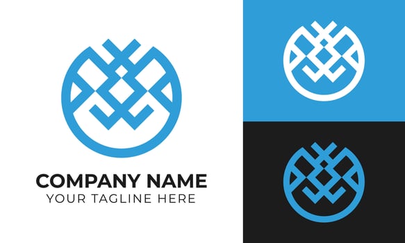 Creative corporate modern minimal business logo design template for your company Free Vector