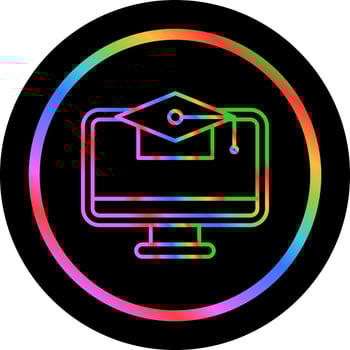 Online Education Vector Icon