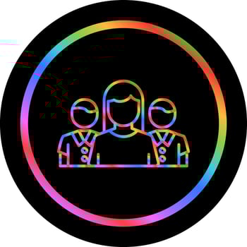 Team Leader Vector Icon