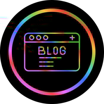 Blog Vector Icon
