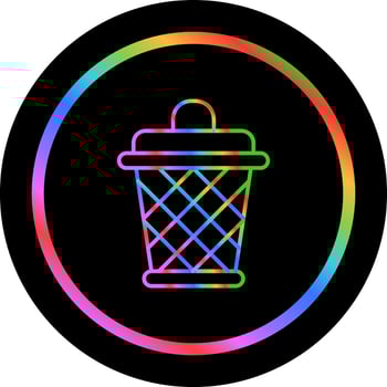 Dustbin Vector Icon