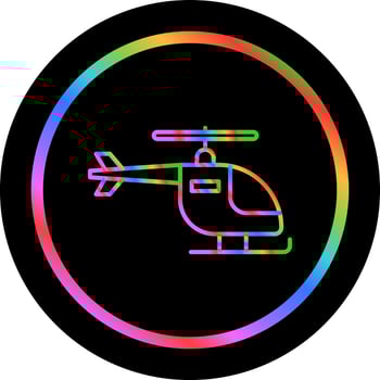 Helicopter Vector Icon