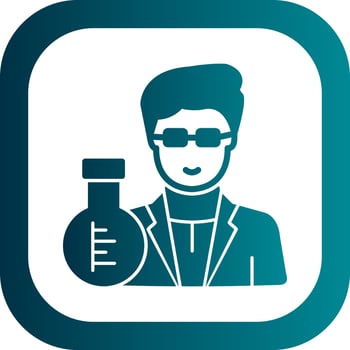 Scientist Vector Icon Design
