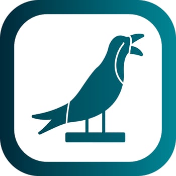 Arctic tern Vector Icon Design