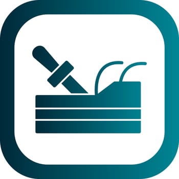 Carving Vector Icon Design