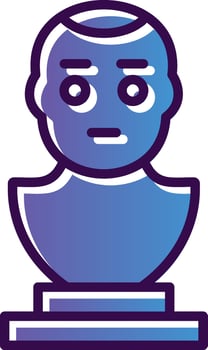 Sculpture Vector Icon Design