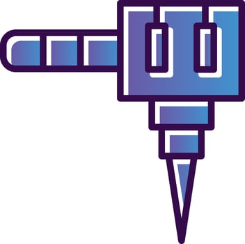 Tatoo Machine Vector Icon Design