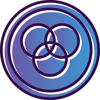 Color Mixer Vector Icon Design