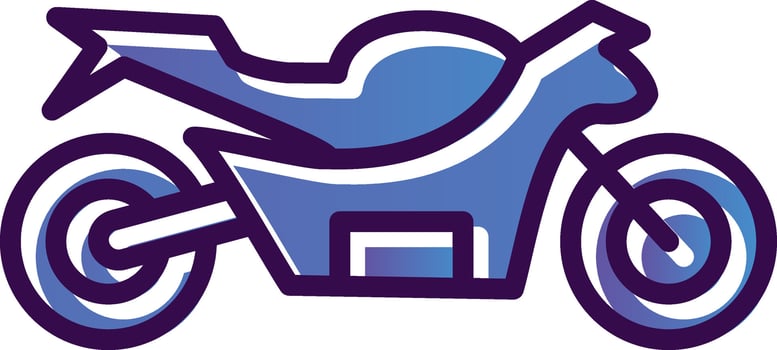Motorbike Vector Icon Design