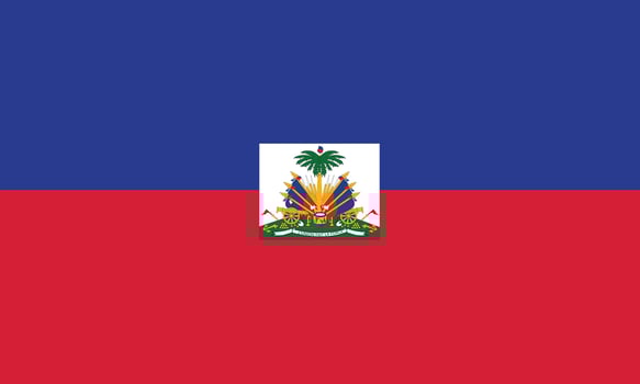 Haiti national flag.Haiti flag in the proper ratio vector