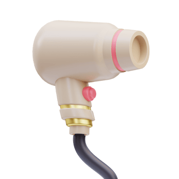 Hair Dryer 3D Illustration png