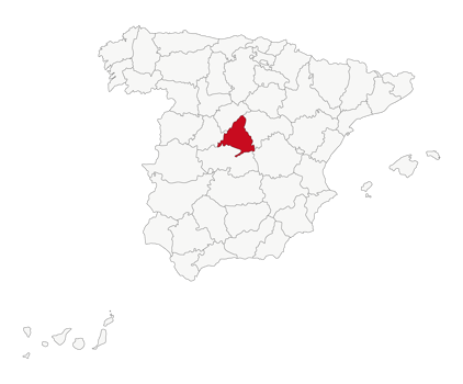 Madrid map, Madrid city map, Capital city of Spain map png
